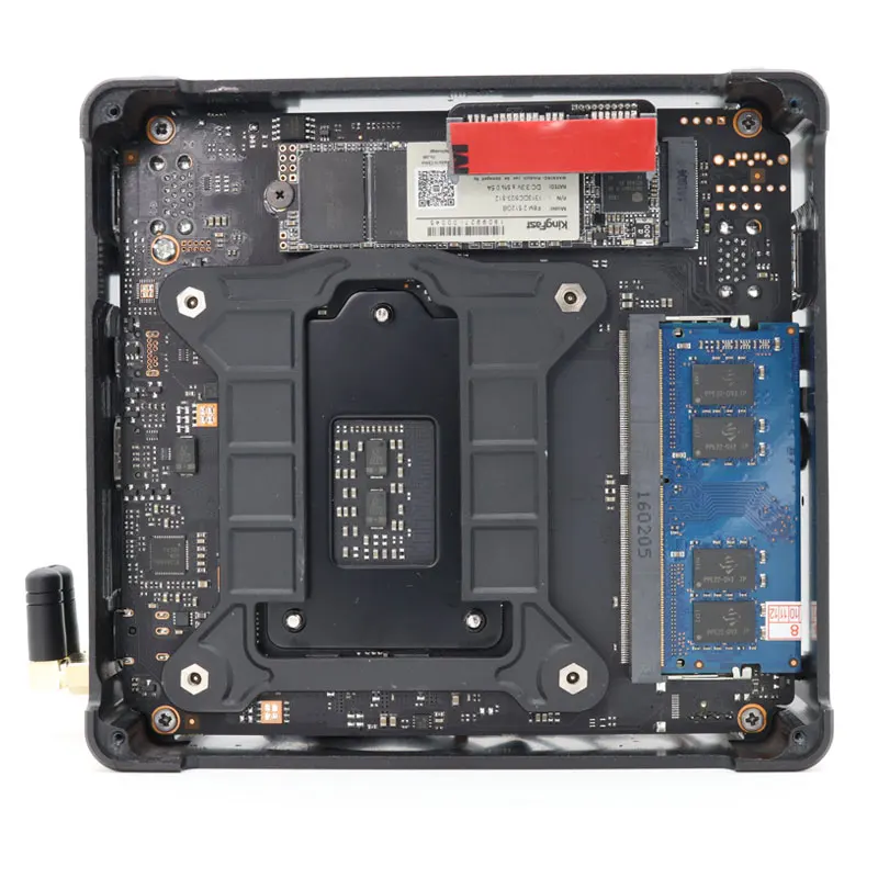 Core i7 8750H Мини ПК NVME SSD windows linux ubuntu Intel компьютер WiFi двухдиапазонный HTPC HDMI DP двойной