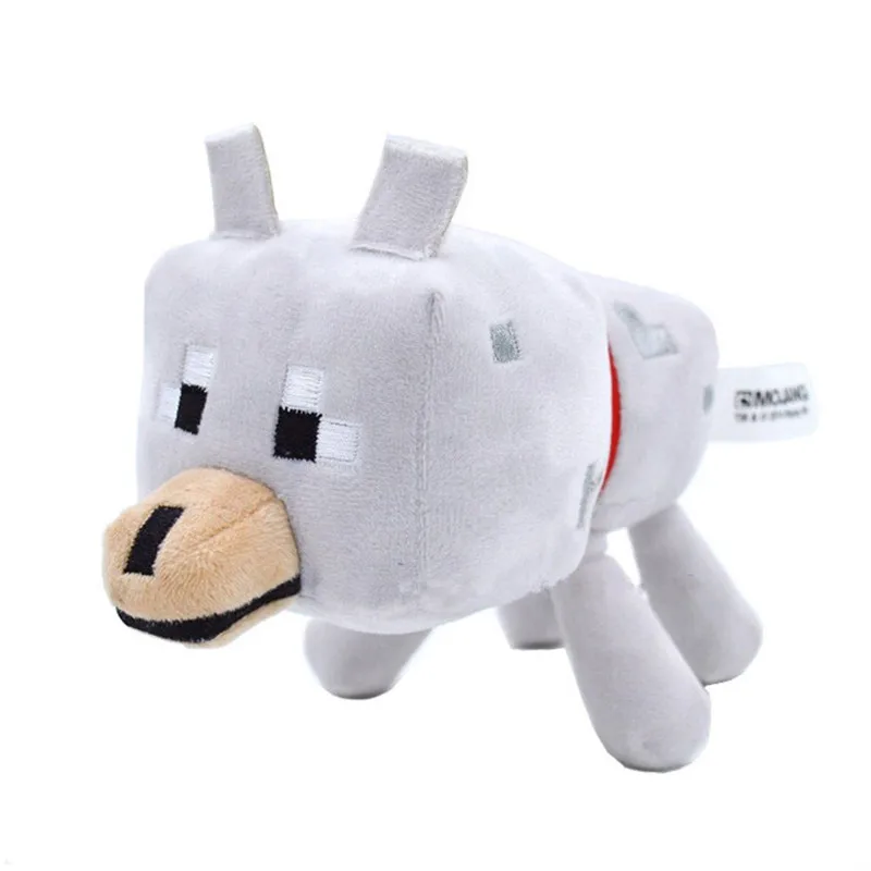 10pcs/lot 22cm Minecraft Wolf Plush Toys Minecraft MC Game Plush Soft Stuffed Animals Toys Brinquedos for Children Kids Gifts 10pcs/lot 22cm Minecraft Wolf Plush Toys Minecraft MC Game Plush Soft Stuffed Animals Toys Brinquedos for Children Kids Gifts