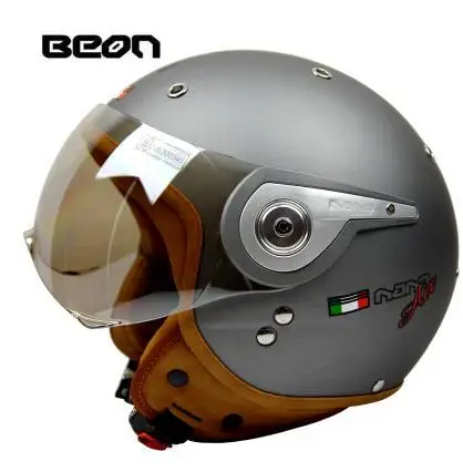 Винтажный мотоциклетный шлем vespa casco capacete с открытым лицом capacetes motociclistas - Цвет: tai