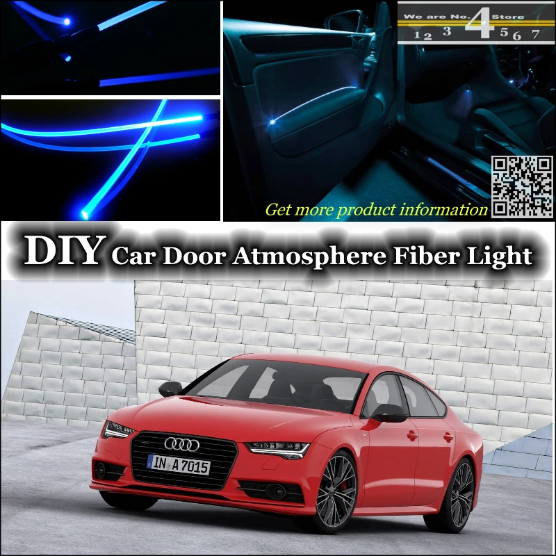 Us 23 84 30 Off Interior Ambient Light Tuning Atmosphere Fiber Optic Band Lights For Audi A7 S7 Rs7 4g Door Panel Illumination Not El Light In