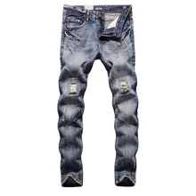 Italian Fashion Designer Men Jeans Dark Gray Classical Style Ripped Jeans For Men 100% Cotton Slim Fit DSEL Brand Jeans Homme Italian Fashion Designer Men Jeans Dark Gray Classical Style Ripped Jeans For Men 100% Cotton Slim Fit DSEL Brand Jeans Homme