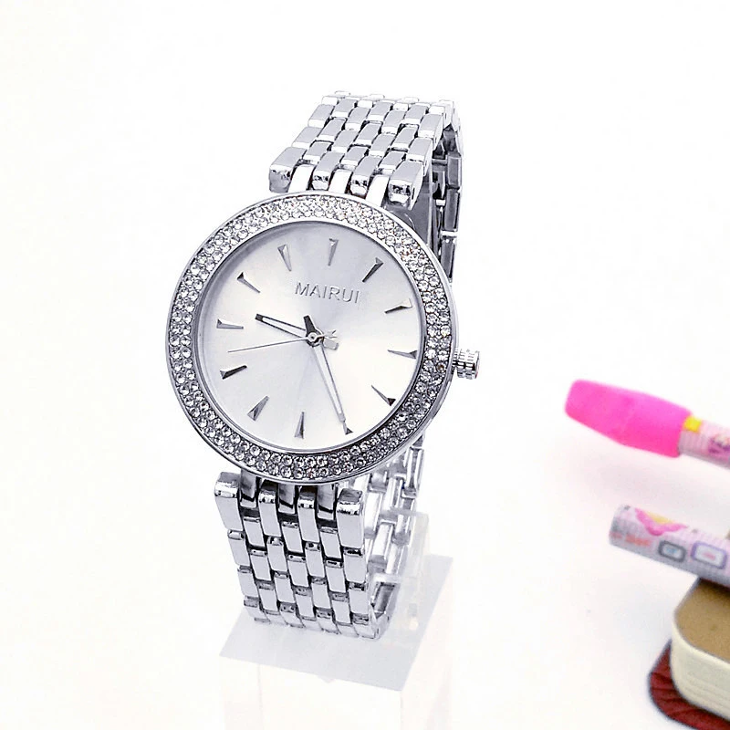 Business Stainless Steel Bracelet Leisure Watch Business Quartz Wristwatches Luxury Ladies Watches Free Shipping Sale