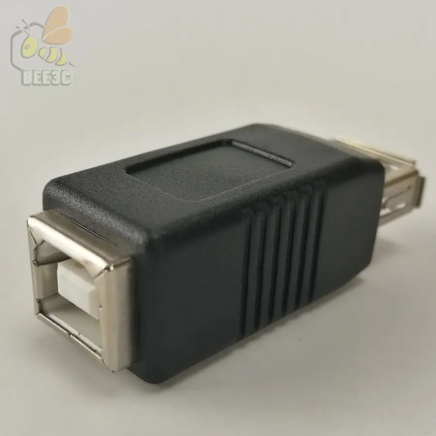 USB type B 2,0 Женский к USB type A Женский Тип B Мужской к женскому черный адаптер для печати 4 типа на выбор 100 шт