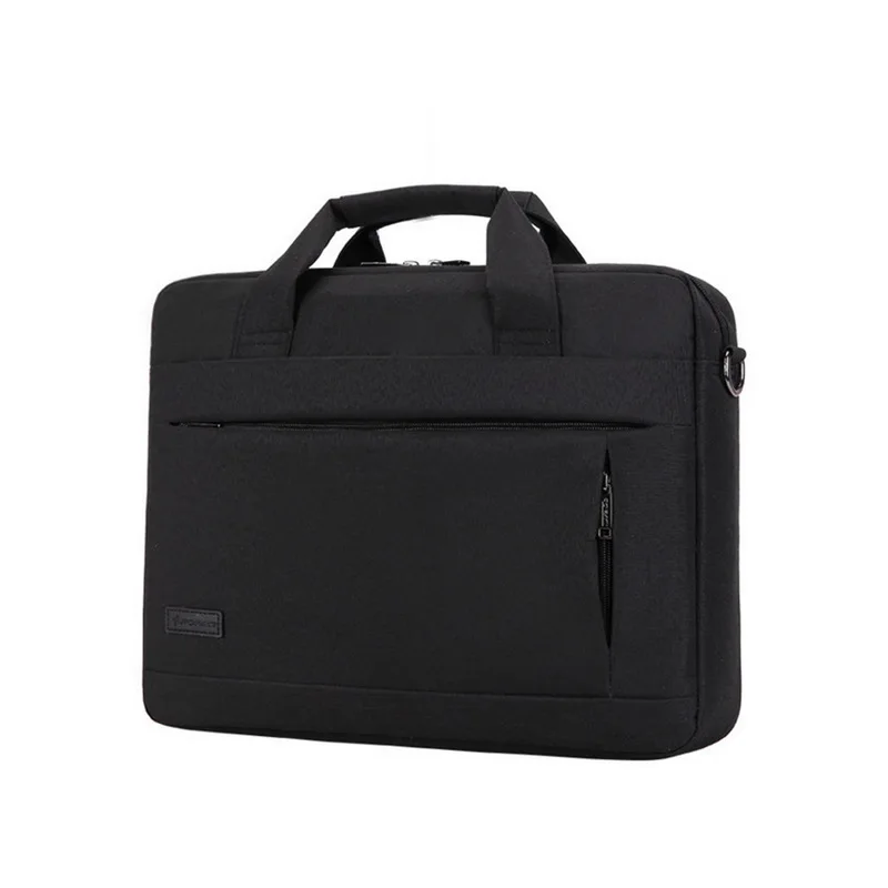 Портфель большой емкости, сумка для ноутбука, сумка для ноутбука для мужчин и женщин, дорожная деловая сумка для 14, 15,6 дюймов, Macbook Pro, чехол для ПК - Цвет: black 15inch