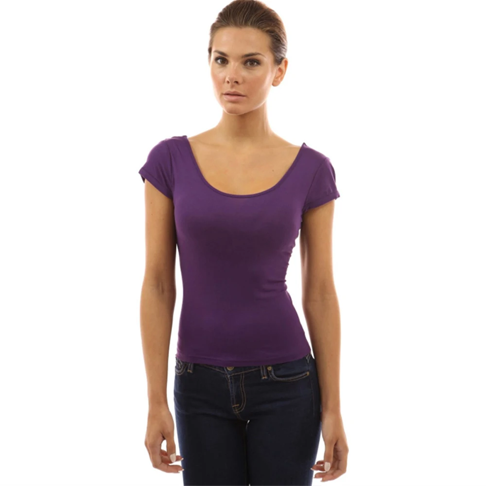 black and purple shirt women's