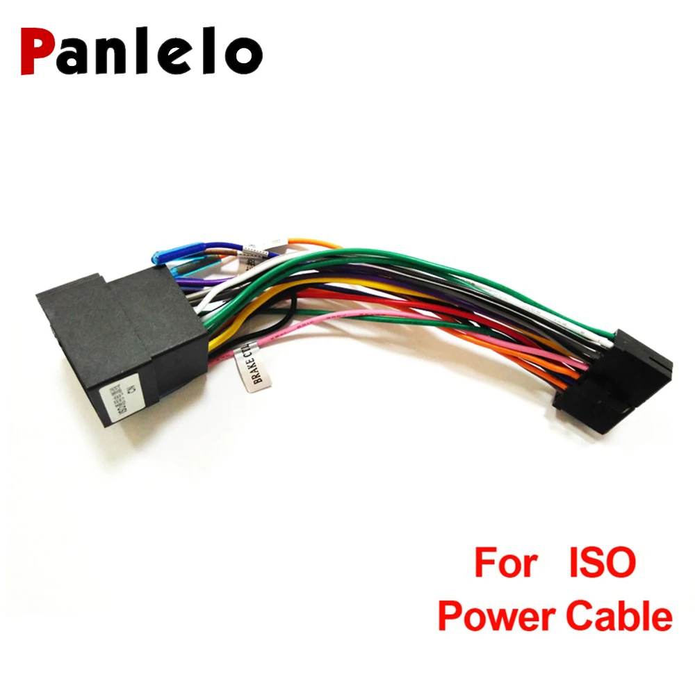 Panlelo Car Stereo Universal 1din or 2din Android Power Cable Harness ISO Suitable for Toyota for