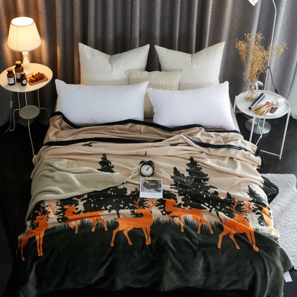 Deer Mackenzie P. Massina Pattern Blanket Deer Mackenzie P. Massina Pattern Blanket