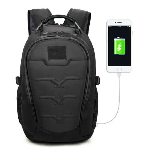 

Tactical Outdoor Backpack 40L Waterproof SchoolBag Muti-Function Climbing Rucksack Bag Molle USB Charging Bag Assault Pack