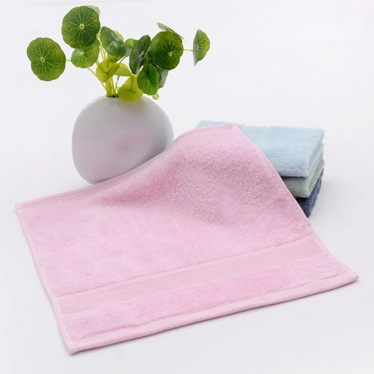 Полотенце для рук s 34X34 см бамбук Гладкий маленькие дети детское полотенце для лица toallas супер мягкий детские носовые платки полотенце ванная комната 1 шт