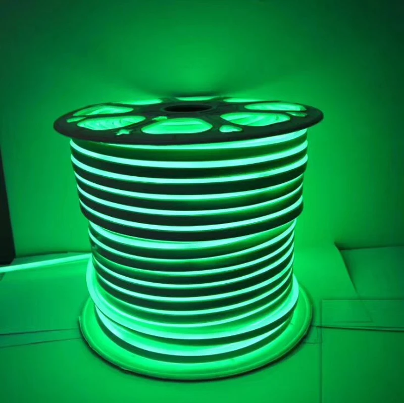 Fanlive 20 м 220 в 240 В гибкий Fita Led неоновый Канатный светильник SMD 2835 наружная домашняя