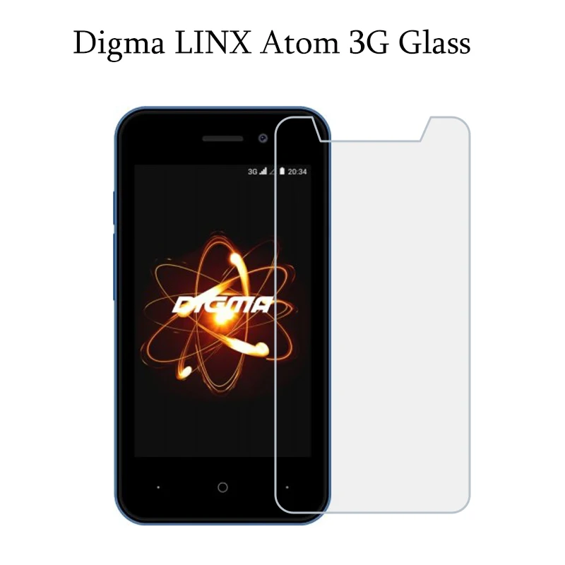 Закаленное стекло для Digma LINX Atom 3G премиум класса настоящая Взрывозащищенная