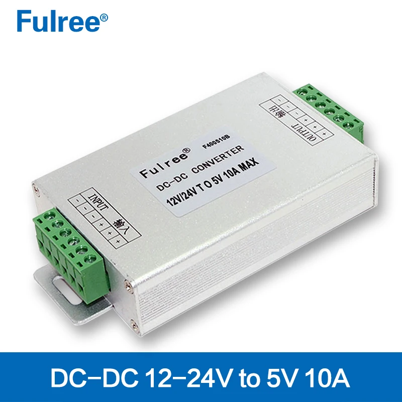 Automotive DC DC Buck Converter 12V 24V to 5V 10A 50W with Screw