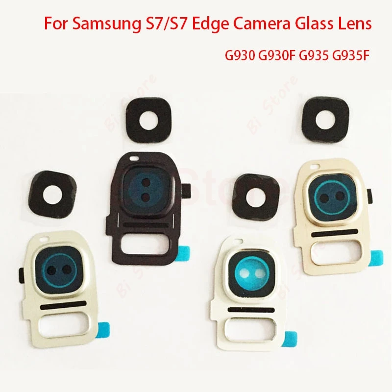 

Back Rear Camera Lens Glass Cover Protector Frame Replacement Repair Parts For Samsung Galaxy S7 G930 S7 Edge G935
