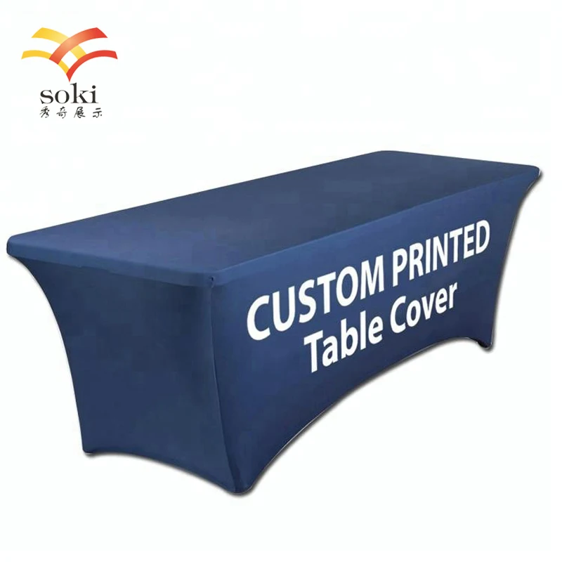 

4ft 6ft 8ft Rectangular Table clothes Stretch Spandex Elasticity Tight Table Cover Tradeshows Table Cloth Home Decoration