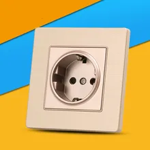 Настенная евро розетка Европейская стандартная настенная розетка AC 110~ 250 V 16A электрическая розетка ЕС
