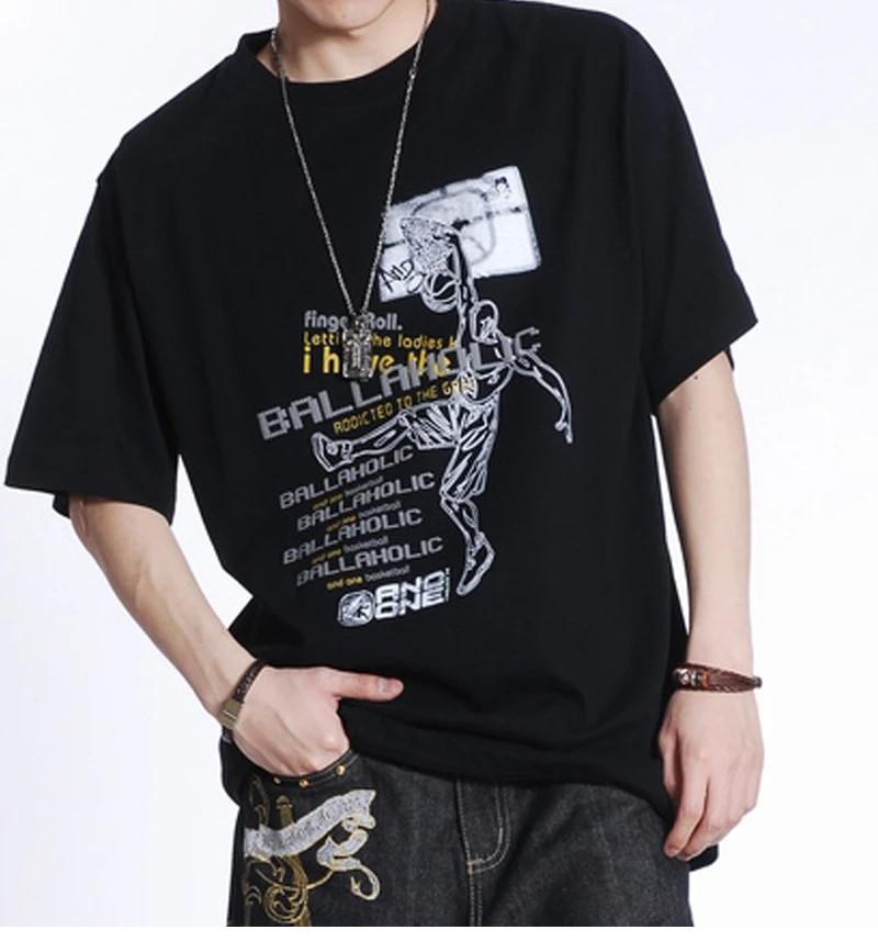 Streetwear Big Size Psychedelic Men's Tshirts Dark Souls  (8)