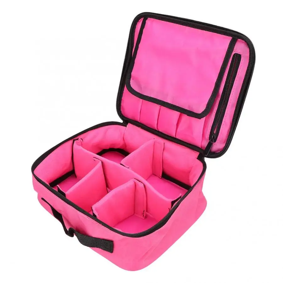 Portable Multiple Dividers Cosmetic Bag Portable Tattoo Tools Storage Bag Makeup Tool Kits Organizer Bag