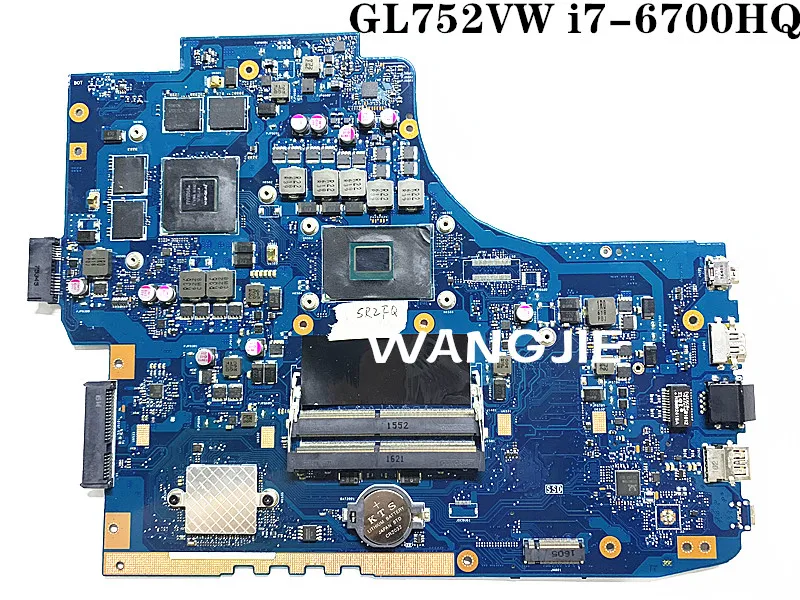 For ASUS GL752VW GL752V G752V G752VW G752VL Laptop motherboard with i7