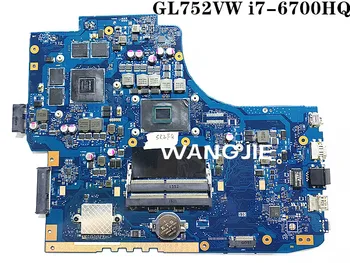 

For ASUS GL752VW GL752V G752V G752VW G752VL Laptop motherboard with i7-6700HQ CPU GTX960M 4GB GL752VW motherboar Test 100% OK