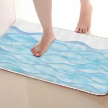 Волна стиль Коврики для улицы, смешной Противоскользящий коврик для ванной, дверные коврики, дверные коврики под входную дверь