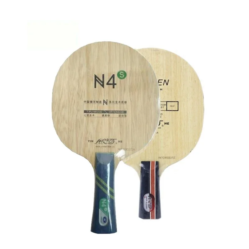 Yinhe N4 N4S N-4 деревянный N 4 атака + Петля с лезвием для настольного тенниса ракетки