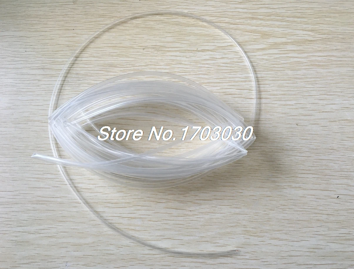 

2.5mm Diameter Clear Polyolefin Heat Shrinking Tube 8M 26.2Ft