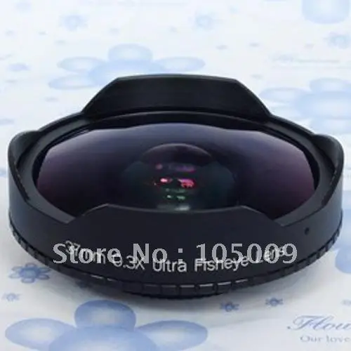 

37mm 0.3X Ultra Fisheye Wide fish eye Lens for 37 mm 0.3 Camcorders DV Sony HXR-MC1500C camera