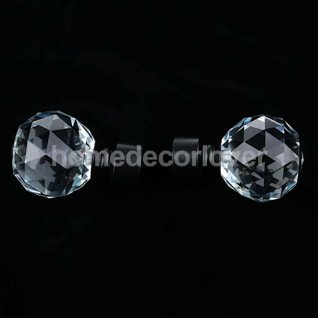 2PCS Window Curtain Drapery Rod/Pole End Cap Rod Head Cap for Curtain Poles with 28mm Inner Dia	
