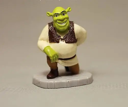 

1pcs 6.5cm Monster Shrek Cartoon Figure Model PVC Decoraive Figure Toy for Kids