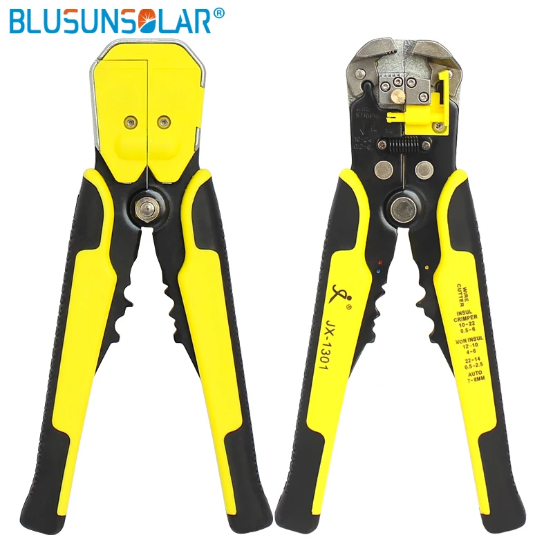 

Hot Automatic Cable Wire Stripper Self Adjusting Crimper Terminal Cutter wire stripper tool AWG24-10(0.2-6.0MM2)