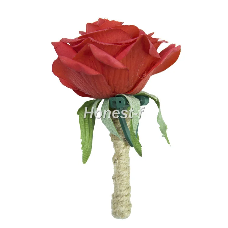 Романтический искусственный Rose& пиона букет с жених корсаж и невесты запястье цветок для свадьбы, партия украшения