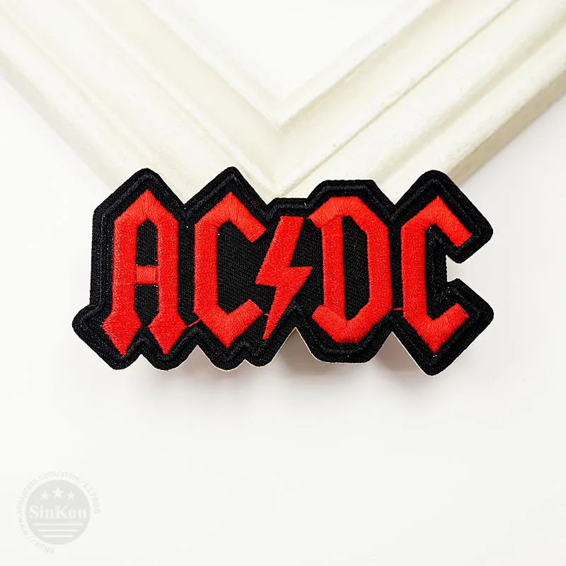 

BAND (Size:4.8x9.5cm) Iron On Patches Embroidered Patch For Cloth Cartoon Badge Garment Appliques DIY Accessory Badges