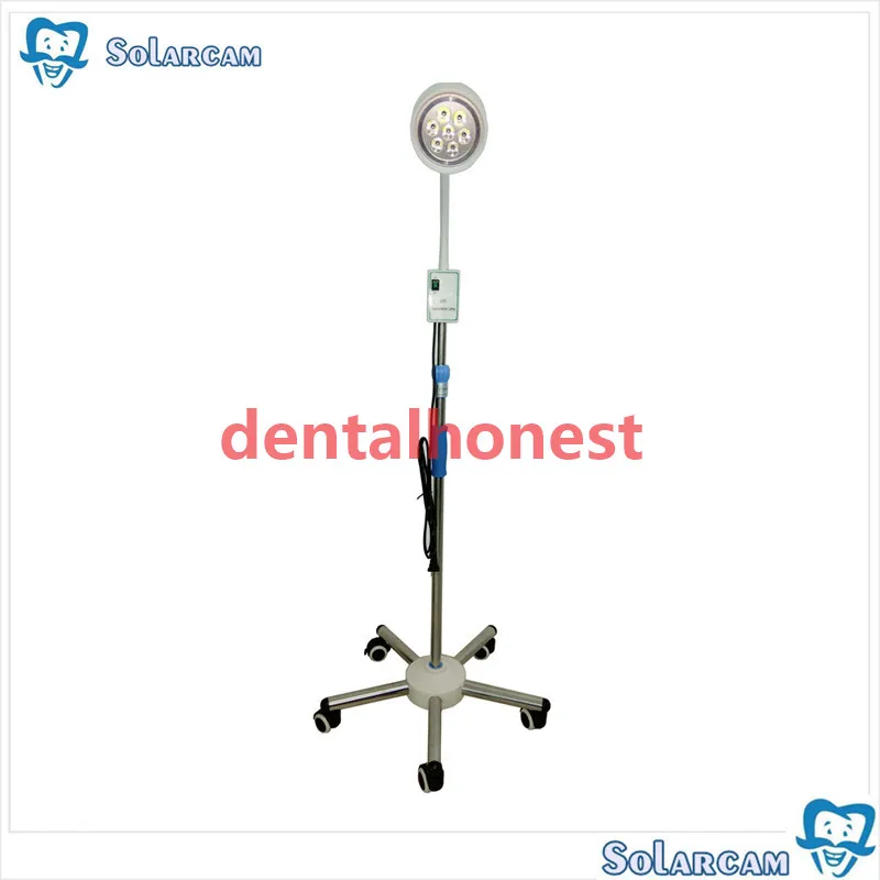 

New Dental Mobile Surgical Exam Cold Light Operating 7-LED Lamp 200,000 lux