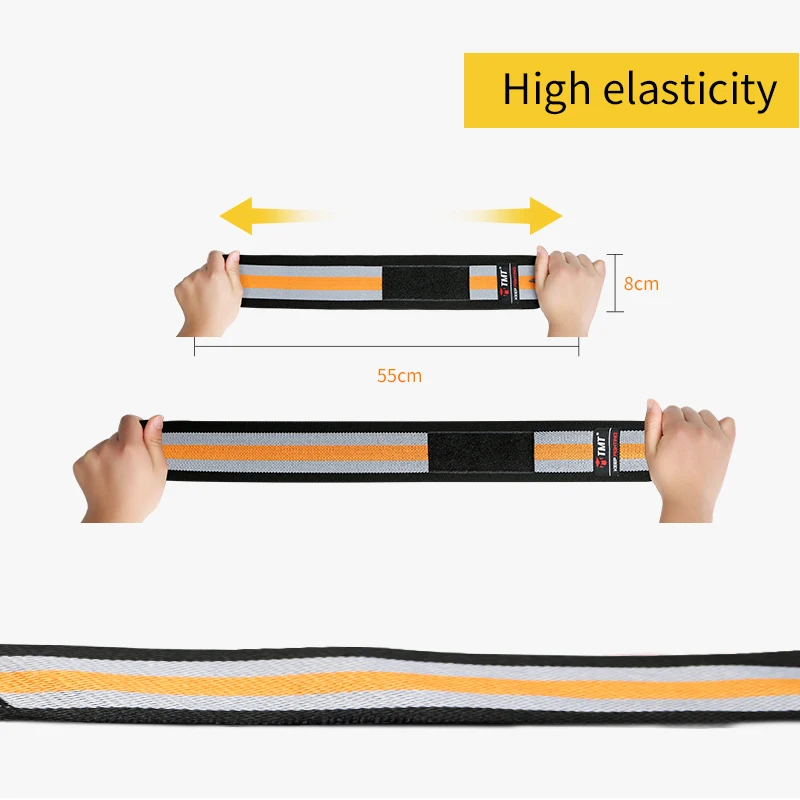 TMT регулируемый браслет эластичные бинты для запястья повязки для тяжелой атлетики Powerlifting дышащая поддержка запястья 4 цвета