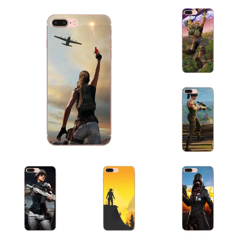 Pubg для Apple iPhone 4 4S 5 5C 5S SE 6 6S 7 8 Plus X XS Max XR Мягкий Силиконовый ТПУ прозрачный дизайн