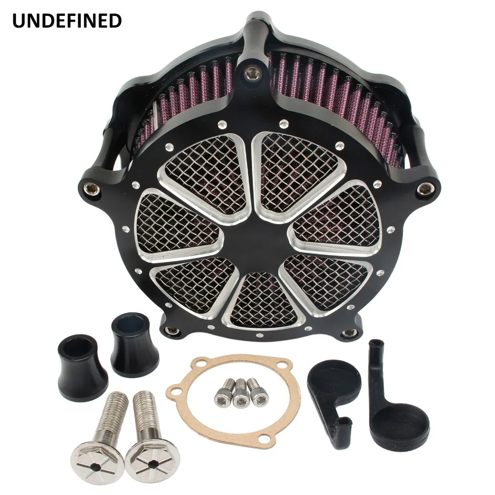 

Black Cut Air Filter Motorcycle Contrast Cut Venturi Air Cleaner For Harley Sportster Iron 883 Forty Eight Seventy Two 1991-2019