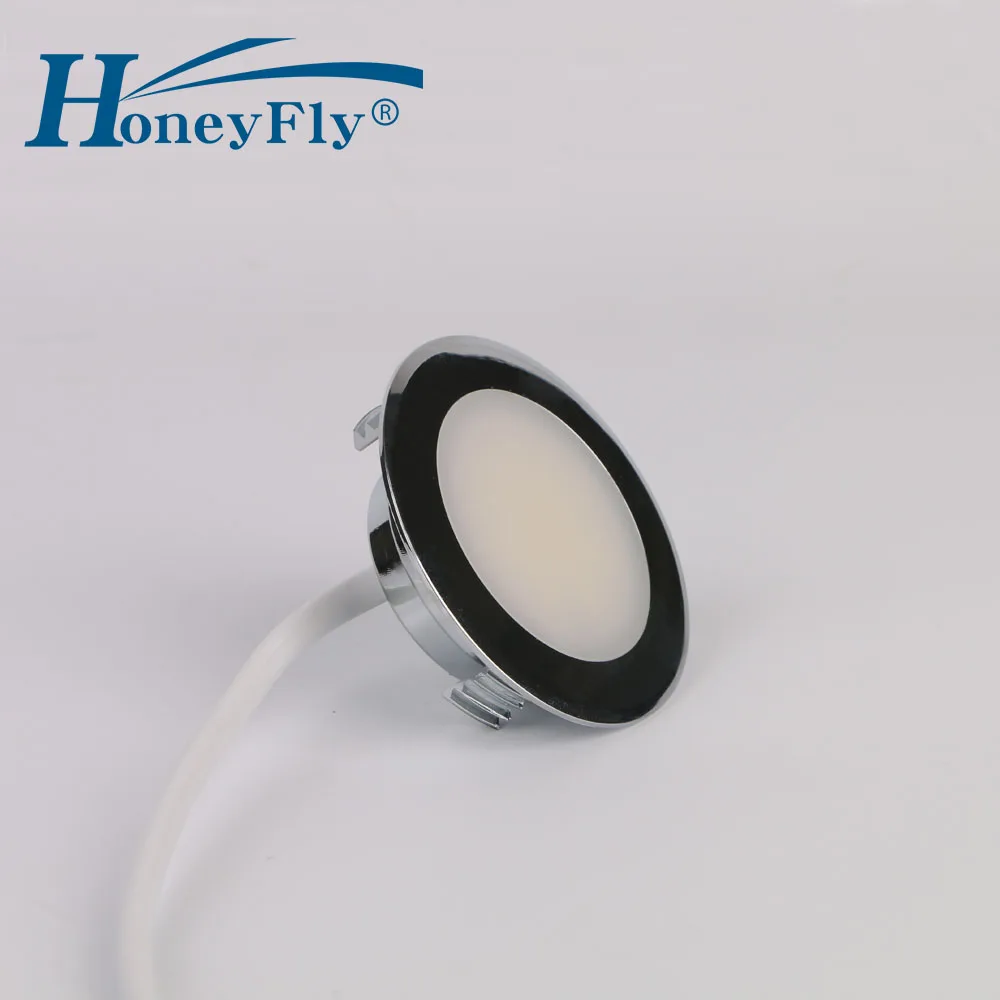 HoneyFly запатентованная светодиодный вниз свет 220-240 V 2 W светодиодный потолочный светильник SMD 2835 Крытый 55 мм Вырезать отверстие очень легко