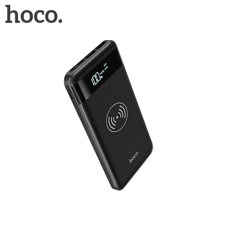 HOCO QI Wireless Charger 10000mah Power Bank Dual USB with Digital Display Portable External Battery For iphone X 8 Samsung S8 HOCO QI Wireless Charger 10000mah Power Bank Dual USB with Digital Display Portable External Battery For iphone X 8 Samsung S8