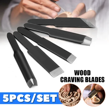 

5pcs Carving Blades for Woodworking Carving Chisel Electric Carving Machine Tool