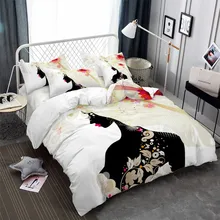 Ladies Wedding Bedding Set Romantic Beauty Flowers Print Duvet Cover Set King Queen Bedding Valentine's Day Bedroom Decor Ladies Wedding Bedding Set Romantic Beauty Flowers Print Duvet Cover Set King Queen Bedding Valentine's Day Bedroom Decor