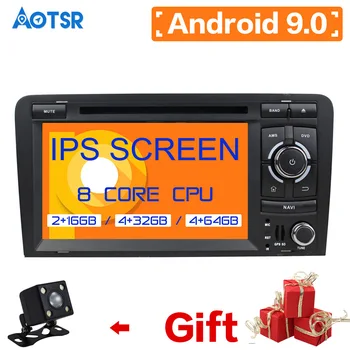 

Android 9.0 car gps navigation For Audi A3 2003-2013 car dvd player head unit FLASH +DAB+OBD+TPMS+DVR+Wifi/3G/4G support