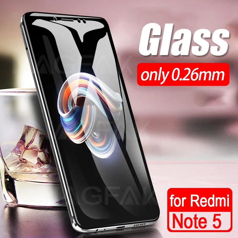 NAGFAK против царапин 0 26 мм закаленное стекло для Xiaomi Redmi 5 Plus Note 5A Prime записная книжка