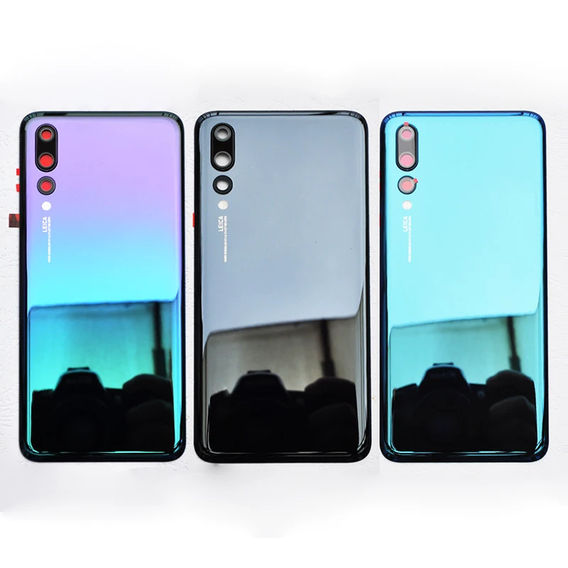 Для huawei P20 Pro задняя дверь батарея чехол стекло Панель Новая замена | Мобильные
