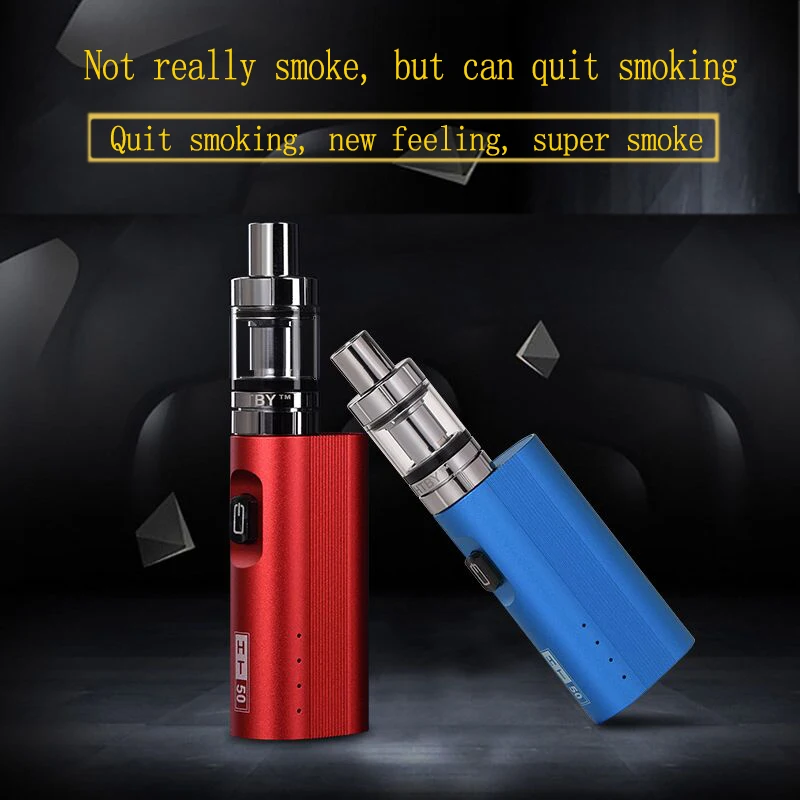 Оригинальная HT 50 электронная сигарета mods kit 2200 мАч Вт коробка мод 510 нить 2 0 мл бак