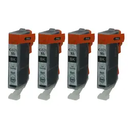 4PK CLI-521 фото черные чернила Cartrdige для Canon MP540 MP550 MP560 MP620 MP630 MP640 MP980 MP990 MX860 MX870 IP3600 IP4600 IP4700