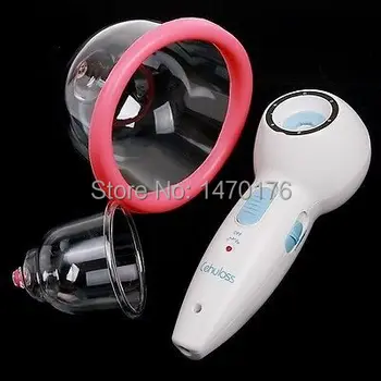 

Free shipping Handheld Brest Cupping Vacuum Women Breast Massager Slimming Breast Beauty