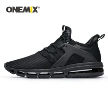 ONEMIX Tênis dos homens Novos em Preto para o Amante Sapatos de Caminhada Ao Ar Livre Do Esporte Tênis Para Tênis de corrida ao ar livre tamanho EU36-47
