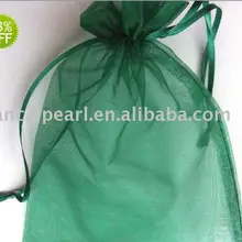 Зеленый смешанный цвет подарок мешочек из органзы 9x12 см, ювелирные изделия, сумки, свадебные сумочки