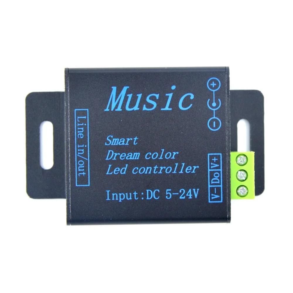 Смарт WS2812 светодиодные полосы света контроллер DC5 24V вход|Контролеры RGB| |