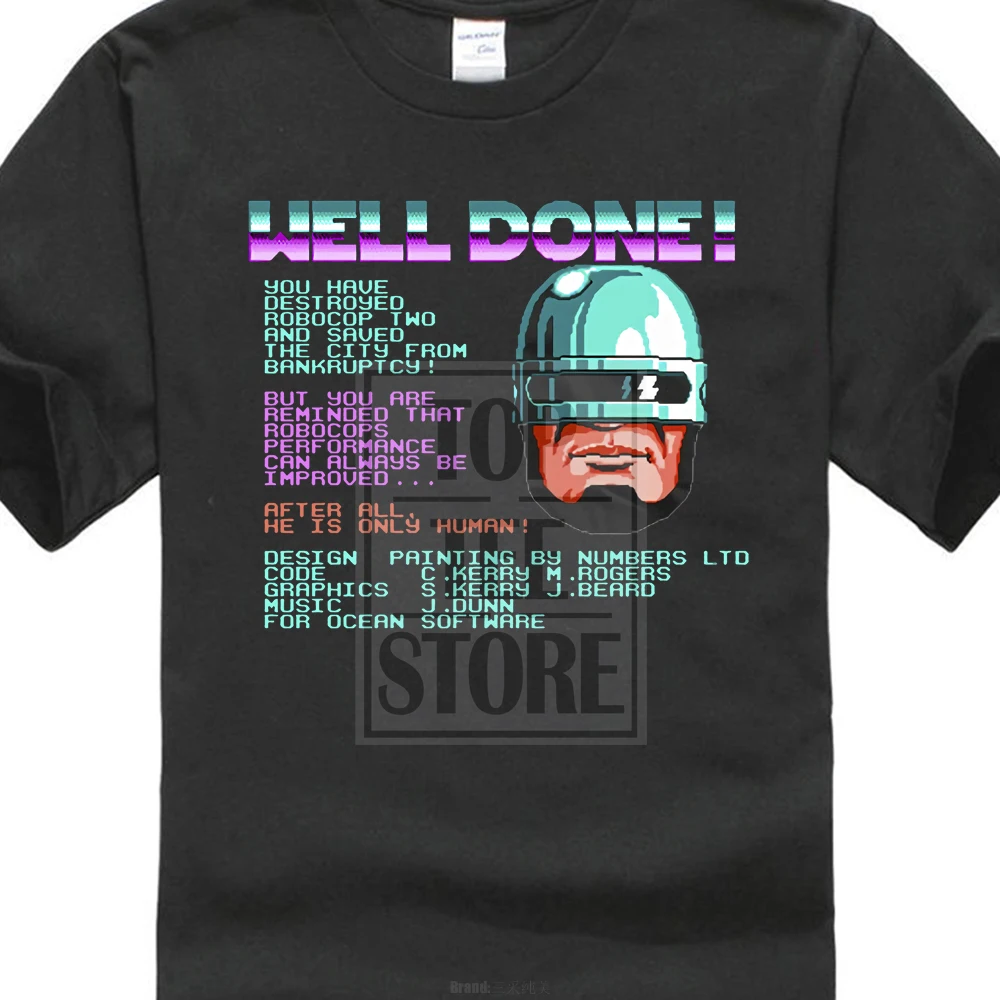

Robocop 2 Well Done Screen Nes Game T Shirt Black S 5Xl All Sizes New!!!